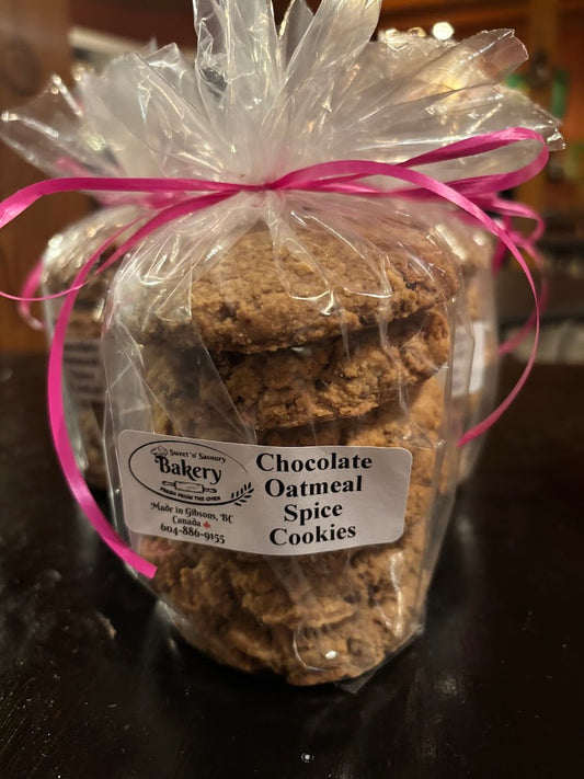Chocolate Oatmeal Spice Cookies - 6 pack