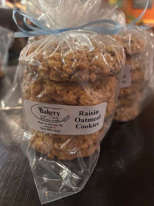 Raisin Oatmeal Cookies - 6 pack